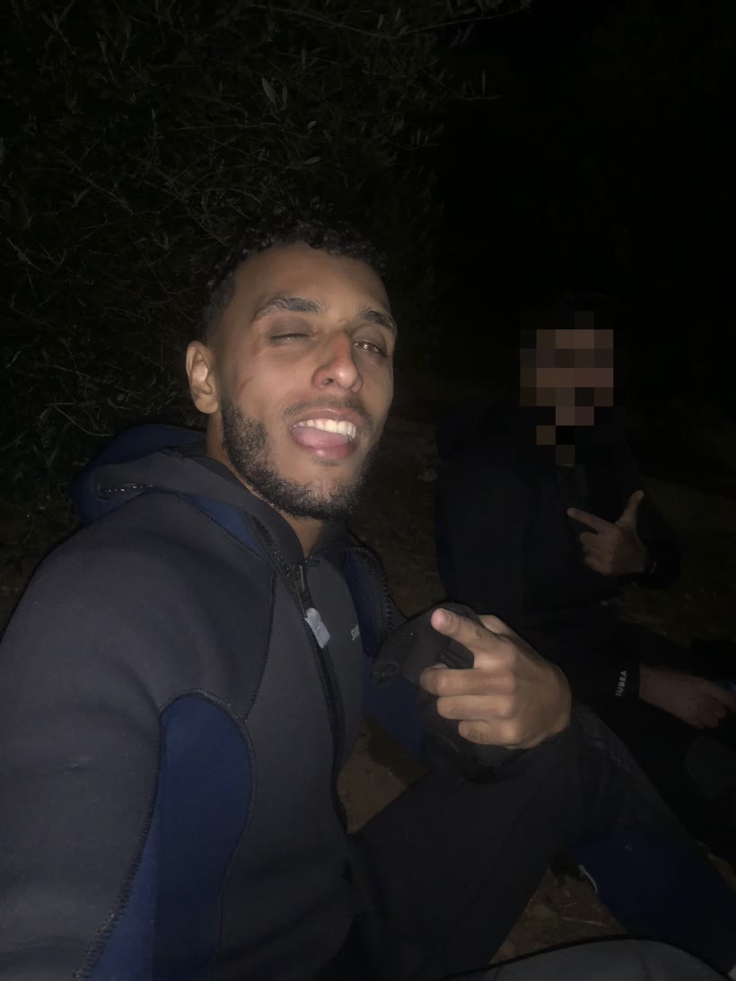 Aymane before — arrived with nothing